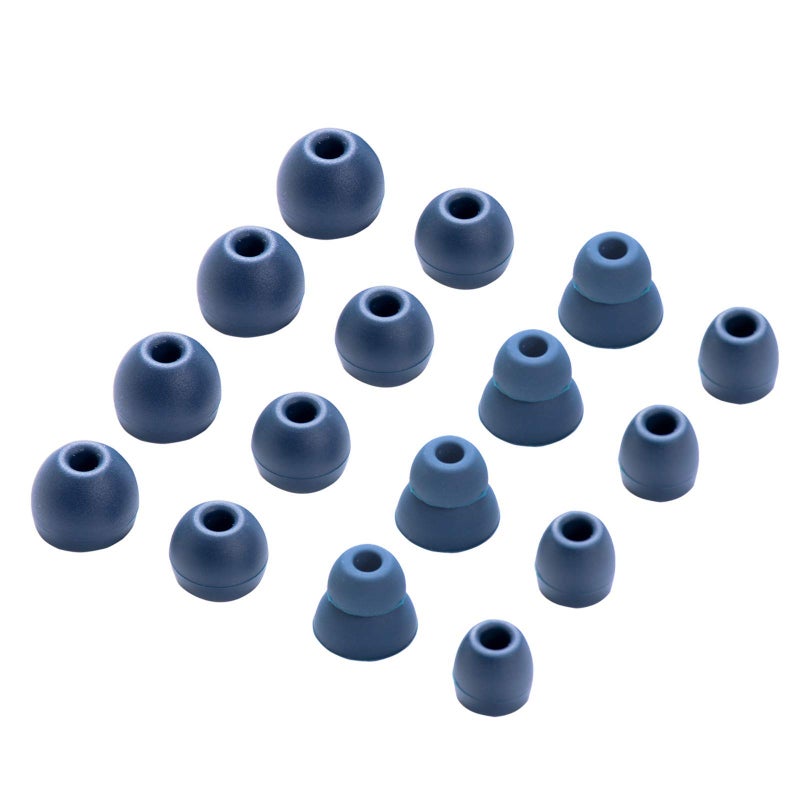 luakesa Replacement Silicone Eartips Earbuds Buds Set for Powerbeats Pro Wireless Earphone Headphones,8 Pairs (Navy) - Image 1